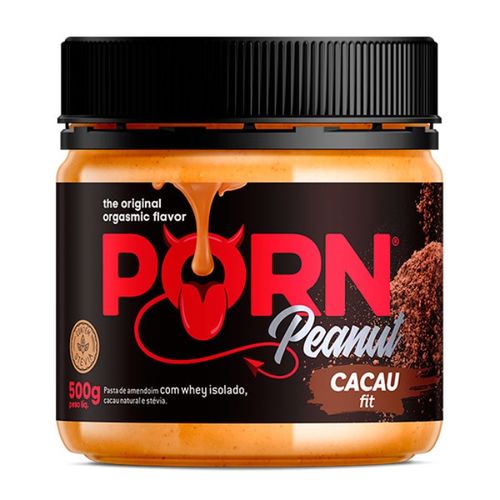 Porn Peanut Pasta de Amendoim 500g Cacau Porn Fit