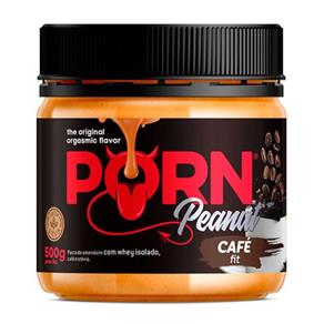 Porn Peanut Pasta de Amendoim 500g Café Fit Porn Fit - Café