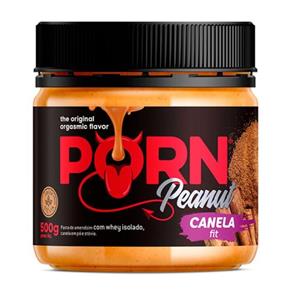 Porn Peanut Pasta de Amendoim 500g Canela Fit Porn Fit - Canela