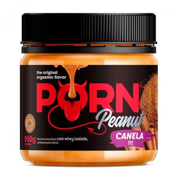 Porn Peanut Pasta de Amendoim 500g Canela Fit Porn Fit