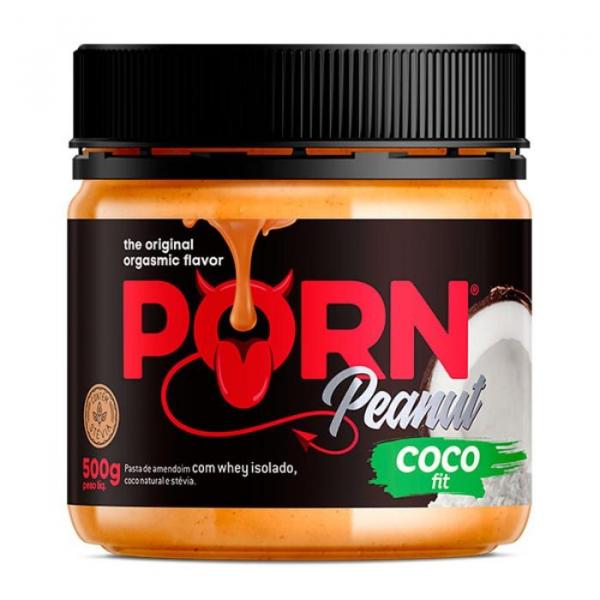 Porn Peanut Pasta de Amendoim 500g Coco Fit Porn Fit