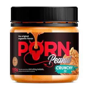 Porn Peanut Pasta de Amendoim 500g Crunchy Fit Porn Fit - Crunchy