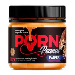 Porn Peanut Wafer Pasta de Amendoim 500g Chocolate Porn Fit - Chocolate