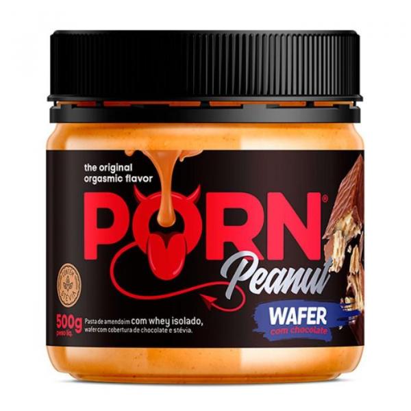 Porn Peanut Wafer Pasta de Amendoim 500g Chocolate Porn Fit