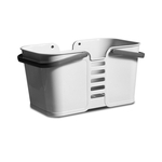 Port¨¢til Bath cesta de lavanderia Banho Artigos de higiene Caixa de armazenamento Organizer Titular