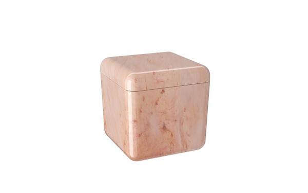 Porta Algodão/cotonetes Cube Coza 8,5 X 8,5 X 8,5 Cm