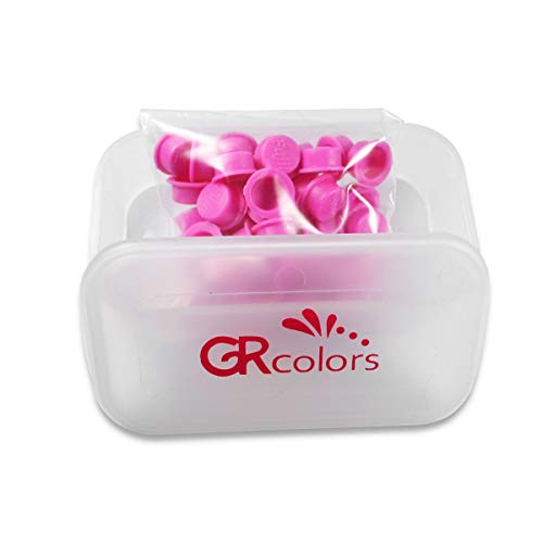 Porta Batoque GR Colors com 50 Batoques Rosa