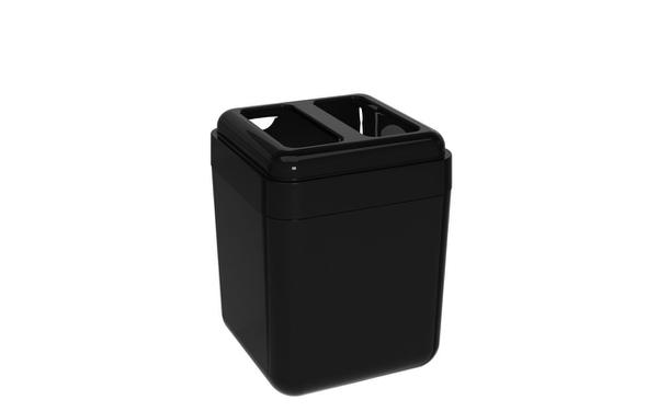 Porta-escova Cube 8,5 X 8,5 X 10,5 Cm - Coza