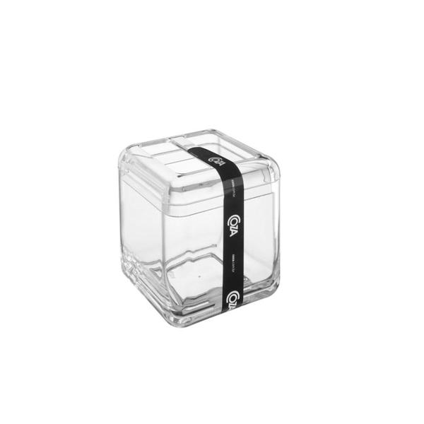 Porta Escova Cube Cristal - Coza - Brinox