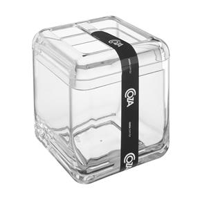 Porta Escova Cube Cristal