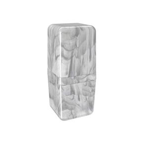 Porta Escova Cube Plastico - BRANCO
