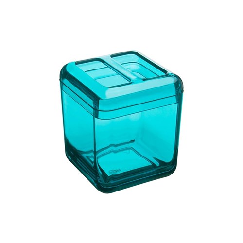 Porta Escova Cube Verde Coza