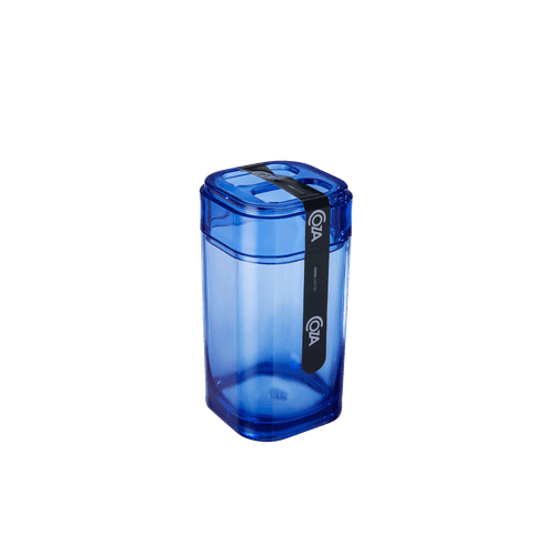 Porta-Escova - Splash 6,5 X 6,5 X 12,7 Cm Azul Coza