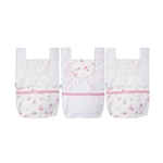 Porta Fraldas Baby Joy Kit 3 Peças Rosa Para O Enxoval