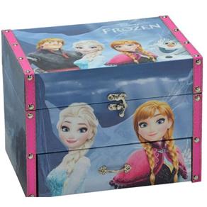 Porta Joias Disney Frozen 25X19X18Cm - AZUL PETRÓLEO