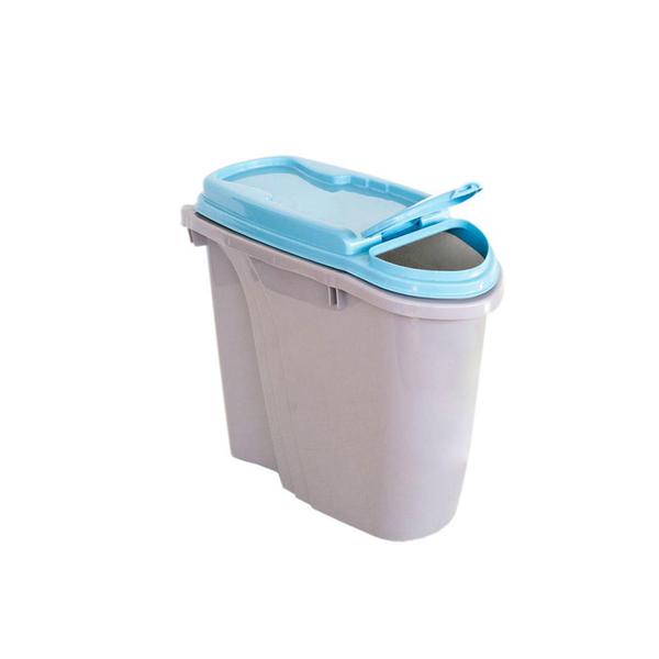 Porta Ração Dispenser Home Azul Plast Pet 1,5L