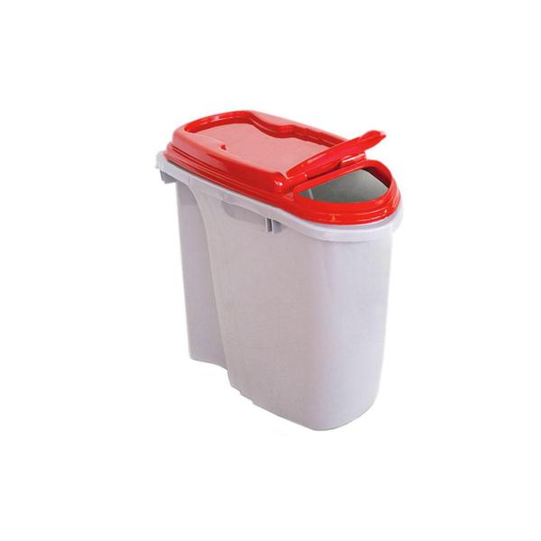 Porta Ração Dispenser Home Vermelho Plast Pet 1,5L