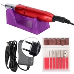 Portable Electric Nail Drill 25000rpm Electric Nail Drill Stepless Adjustment Nail Polisher Manicure Machine