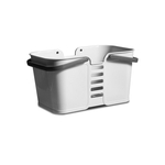 Portátil Bath cesta de lavanderia Banho Artigos de higiene Caixa de armazenamento Organizer Titular