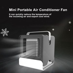 Portátil Cooling Fan Negative Ion Air Conditioner com LED Light H26346W