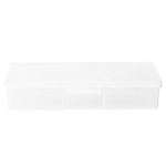 Portátil Dustproof manicure pequeno item de armazenamento Organizer Box Container