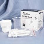 Portátil Homens Cabelo Nasal limpeza Remoção Nariz Cabelo depilatórios Wax Kit Beans