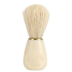Portátil Homens Macio Madeira Cabelo Handle Beard Shaving Brush Barber Salon Ferramenta Branco