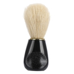 Portátil Homens Macio Madeira Cabelo Handle Beard Shaving Brush Barber Salon Preto Ferramenta