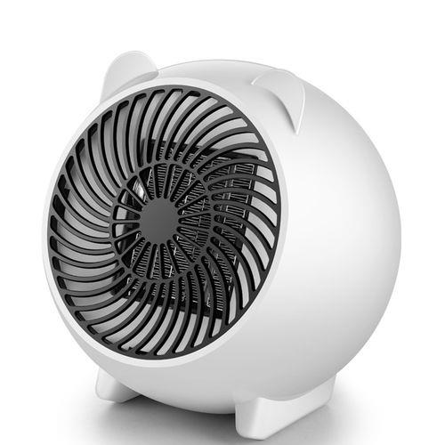 Portátil Mini desenhos animados Espaço aquecedor elétrico de cerâmica Air Radiator Fan Quente Blower Escritório Termostato