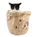 Portátil Pet Verão Cat Som Paper Toy Bag for ao ar livre fornecimentos de viagens
