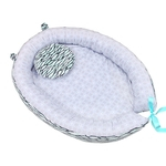 Portátil Plush cama que dorme com cerca Pillow para o infante da criança do bebê casa ao ar livre Suprimentos