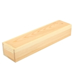Portátil reutilizável Eco-friendly de madeira Chopsticks Fork Colher caixa de armazenamento caso titular