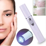 Portátil rugas Scar Acne Remover Dispositivo ferramenta poderosa Therapy Light Blue Pen Cuidados com a pele