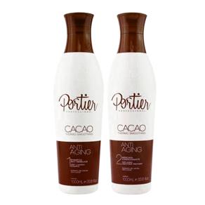 Portier Cacao Kit Escova Progressiva Anti Aging 1000ml