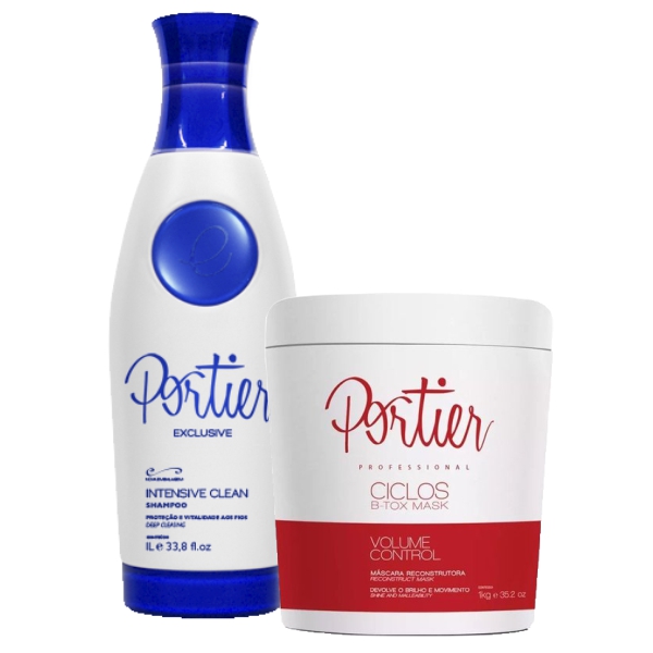 Portier Shampoo Anti Resíduos 1l Exclusive+ Btox Ciclos 1Kg