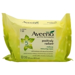 Positivamente Maquiagem Radiant Remover Wipes por Aveeno para Mulheres - 25 Wipes Contagem
