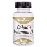 Cálcio + Vitamina D3 1000mg com 60 Cápsulas Take Care