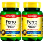 2 Potes Ferro 100% IDR 60 cápsulas Maxinutri