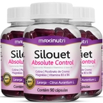 3 Potes Silouet Absolute Control 90cps Maxinutri