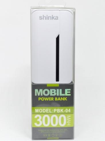Power Bank Compacto Shinka 3.000 MAh Super Rápido