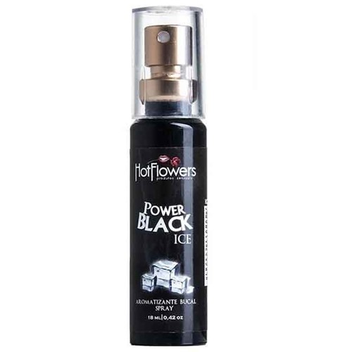 Power Black Ice Aromatizante Bucal 18Ml - Hot Flowers