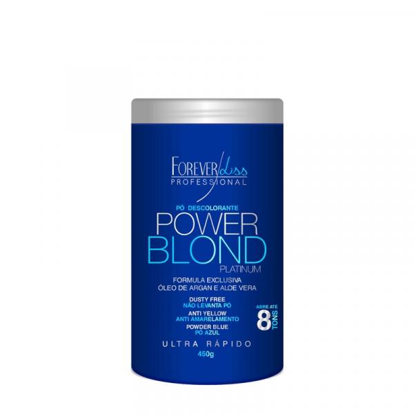 Power Blond - Pó Descolorante Azul 450G - Forever Liss