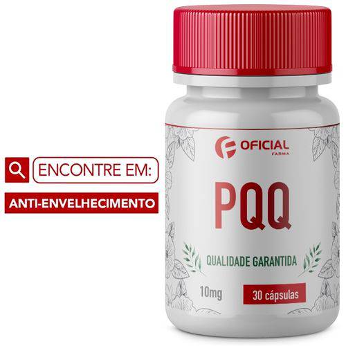 Pqq - Pirroloquinolina Quinona 10Mg 30 Cápsulas