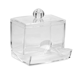 Practical Cotton Swab Q-tip Makeup Storage Organizer Box Cosmetic Transparent Holder Case