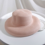 Praia Retro moda chapéu de palha simples Concise Chapéu de Sol