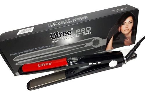 Prancha Chapinha Ufree Pro Hair Cerâmica 230c Bivolt Visor Digital 65w