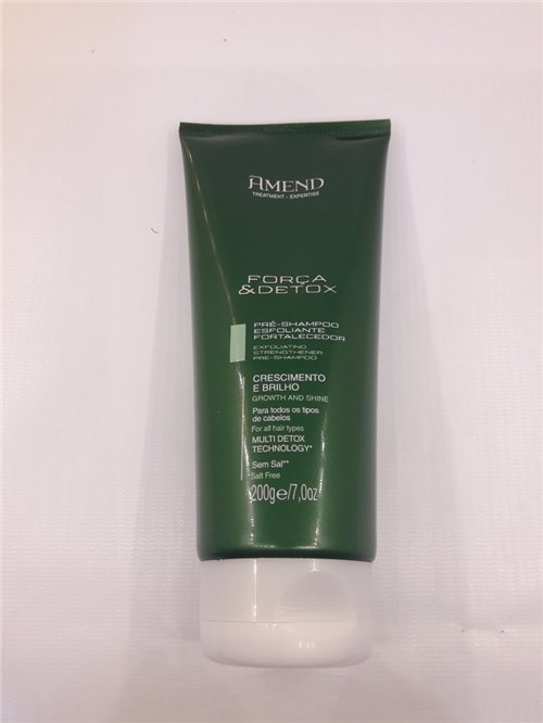 Pré-Shampoo Esfoliante Fortalecedor Força & Detox 200G
