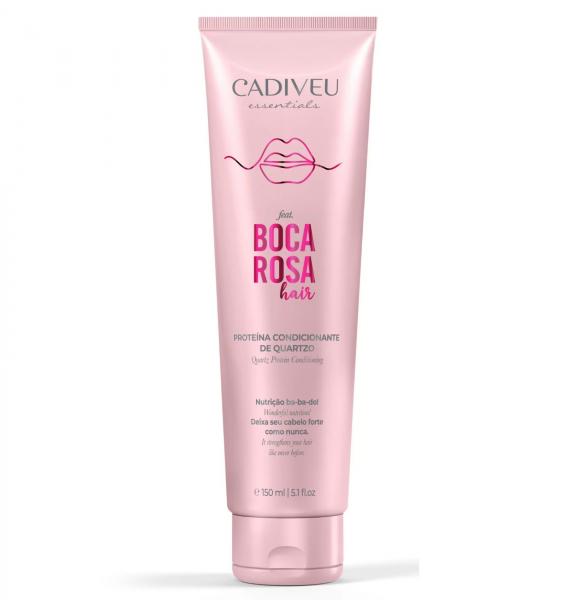 Pré-Shampoo Proteína Condicionante de Quartzo Boca Rosa Hair 150ml Cadiveu Essentials - 1 Unidade