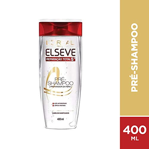 Pré Shampoo Reparação Total 5+ Elseve 400 Ml, L'Oréal Paris