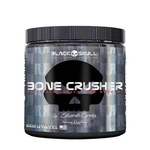 Pré-Treino Bone Crusher 300g Wild Grape (Uva) - Black Skull